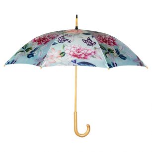 Umbrella satin fleury butterfly 105cm