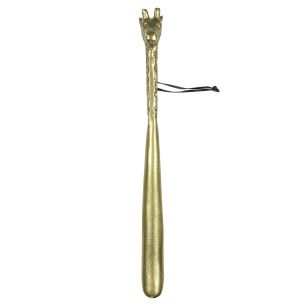 *gold shoe-horn giraffe 52cm*