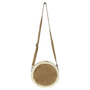 Sheep white crossbody bag dia 24cm (ovis aries)